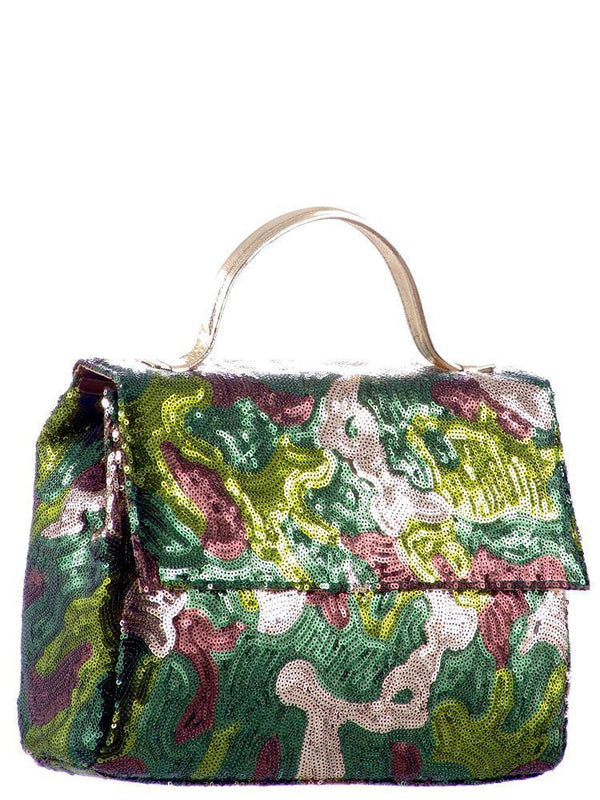 Geanta paiete si piele  Liza Panait Liza Panait Online Boutique